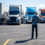 Image showing major truck driver concerns in 2025 such as pay and parking